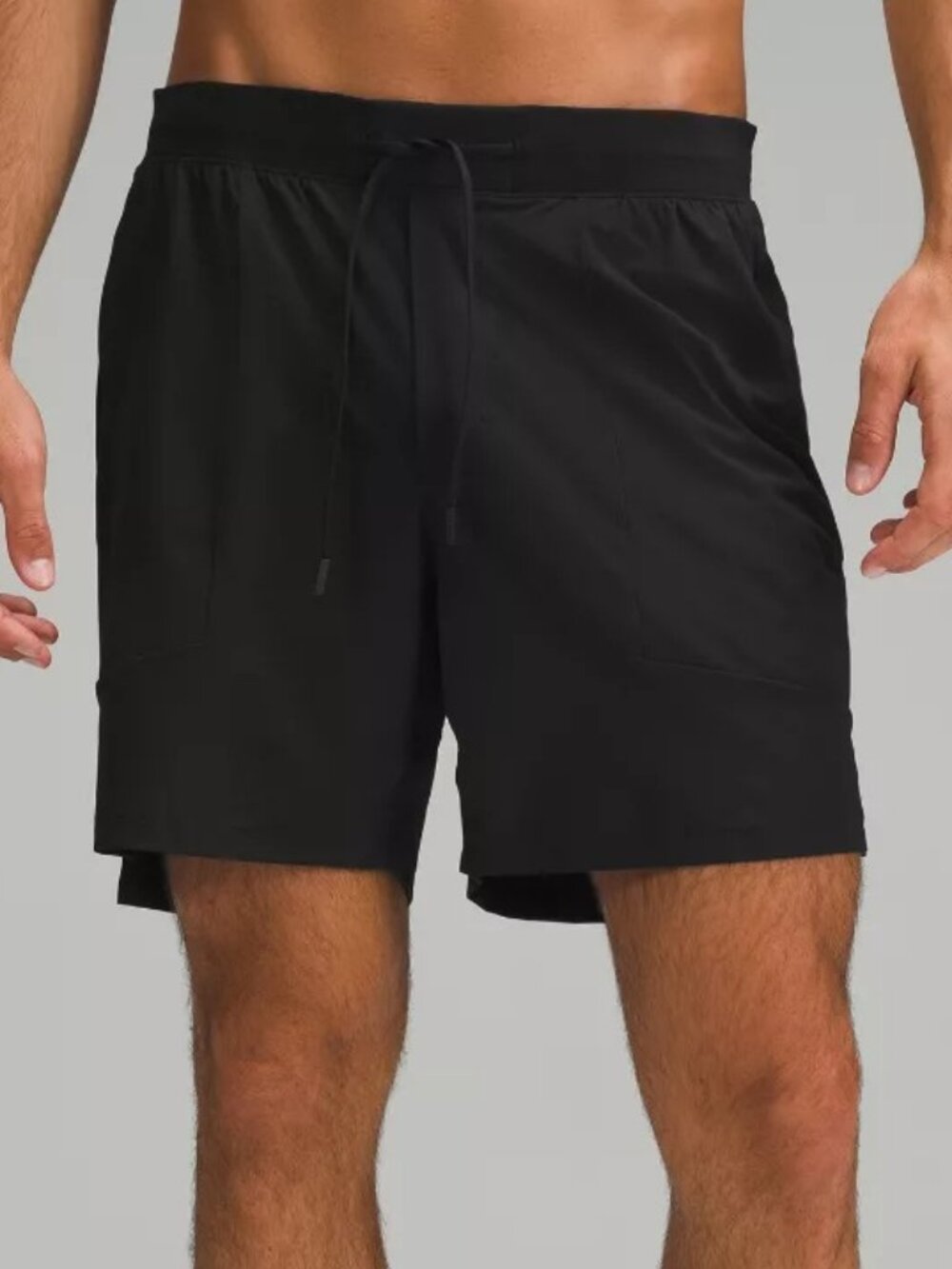 Lululemon Men's License to Train Linerless Short 7" - Black